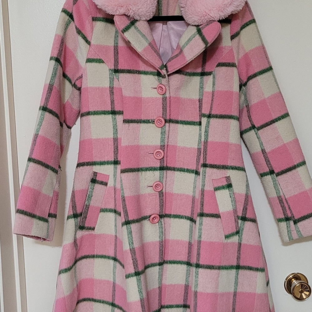 Pink winter jacket